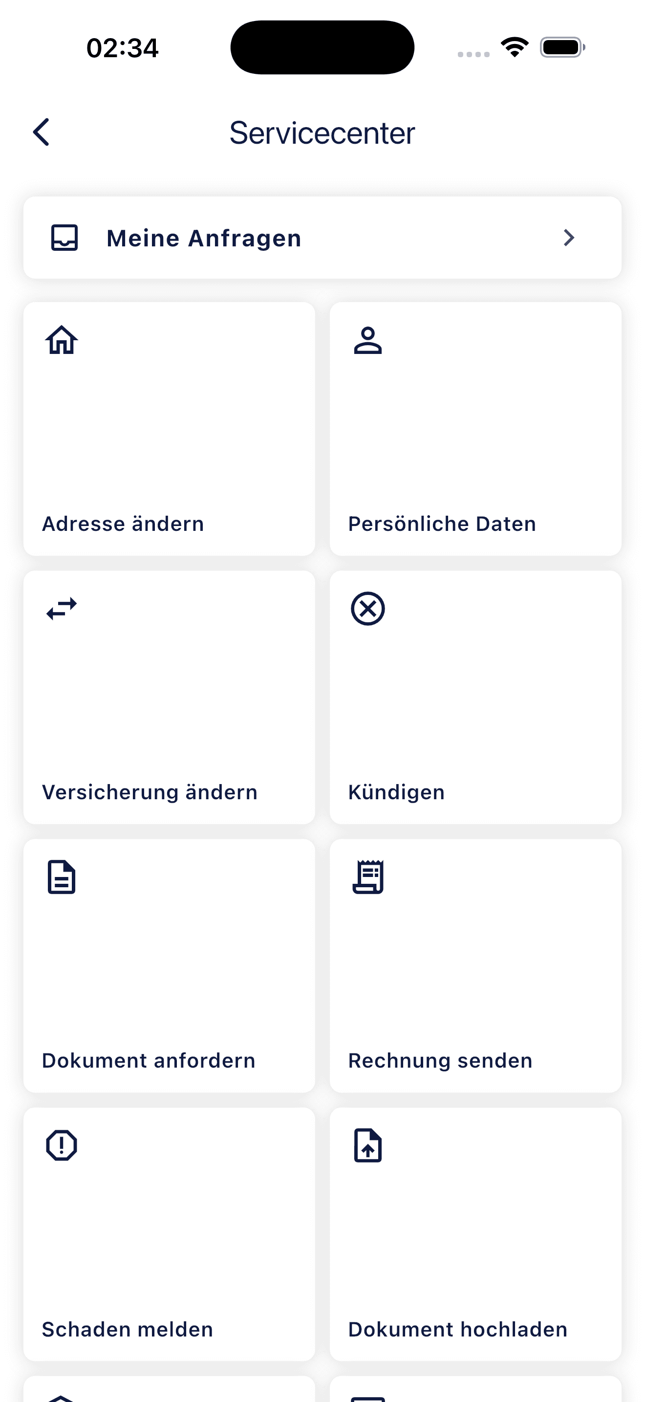 Versicherungskarte, Rückerstattungen & Policen immer griffbereit.